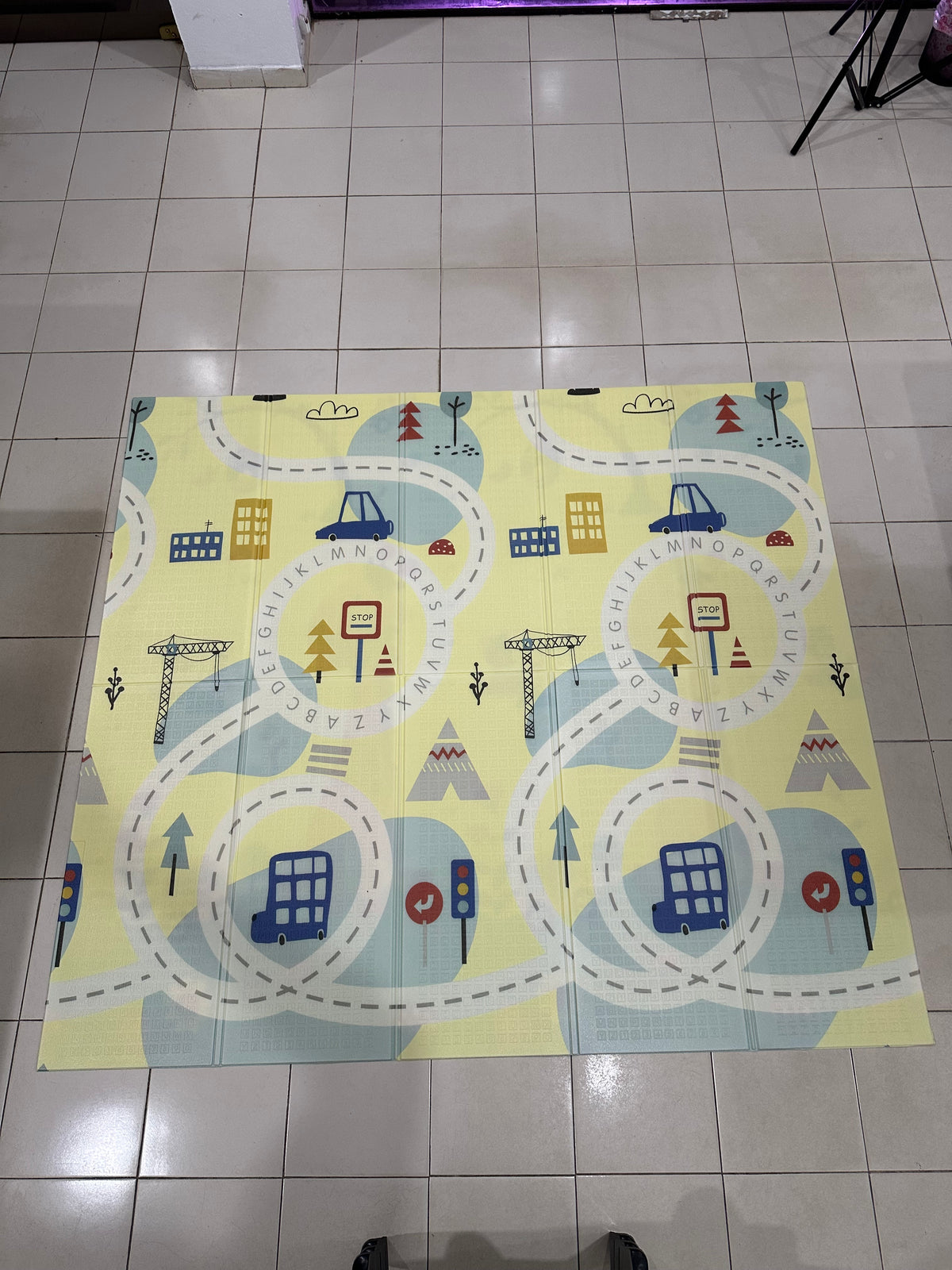 Alfombra Antigolpes Doble Faz para Bebé – 1,80 x 2 m