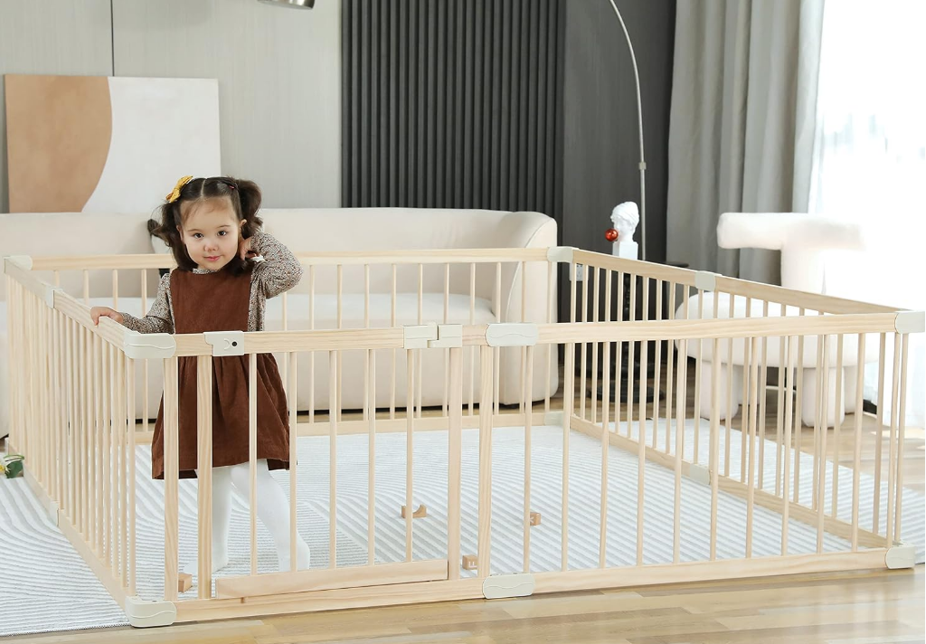 Corral de Madera Ajustable 180 x 200 cm