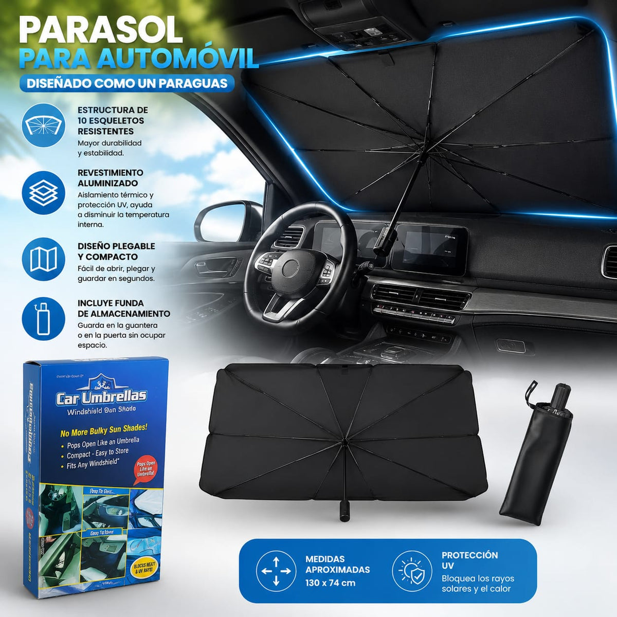 Parasol para Automóvil