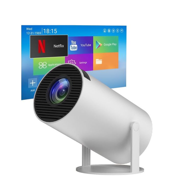 Proyector Portátil HY300 con Android, Wi-Fi y Bluetooth