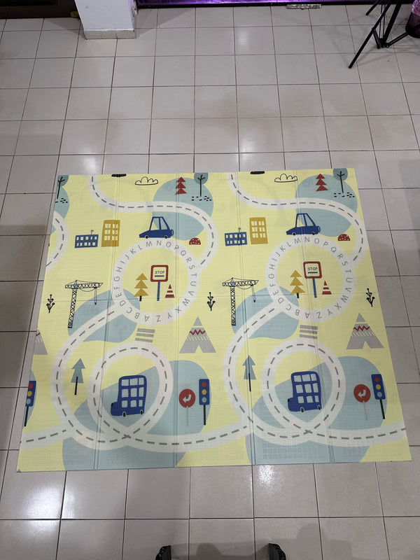 Alfombra Antigolpes Doble Faz para Bebé – 1,80 x 2 m