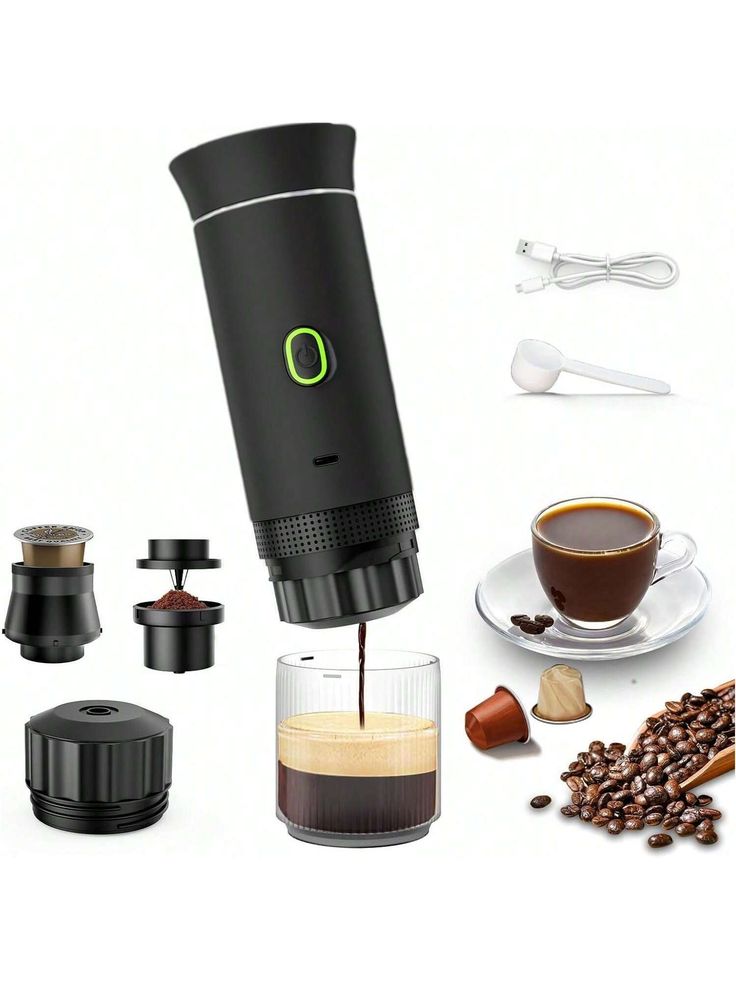 Cafetera Portátil 3 en 1 Recargable