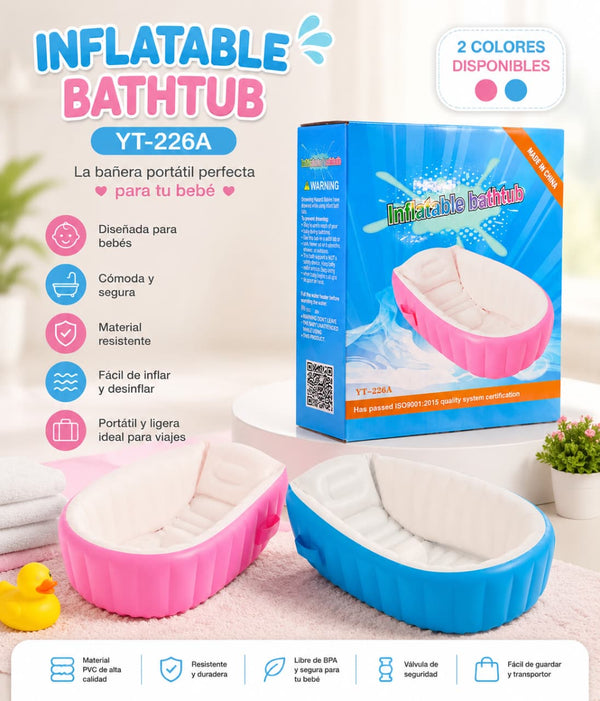 Bañera Inflable Portátil para Bebé