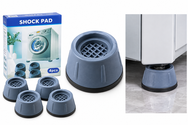 Set de 4 Patas Antivibración para Lavarropas